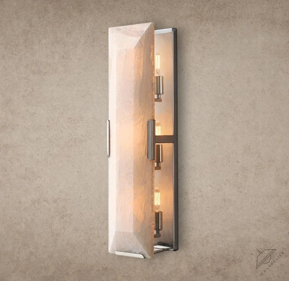 Nickle Harlow Calcite Linear Sconce