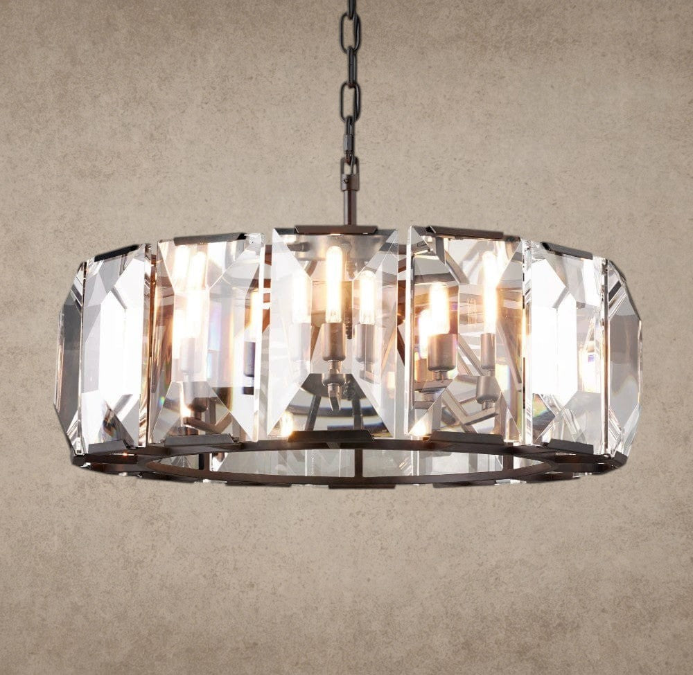 31" / Bronze Harlow Crystal Round Chandelier 19", 31", 43", 60"