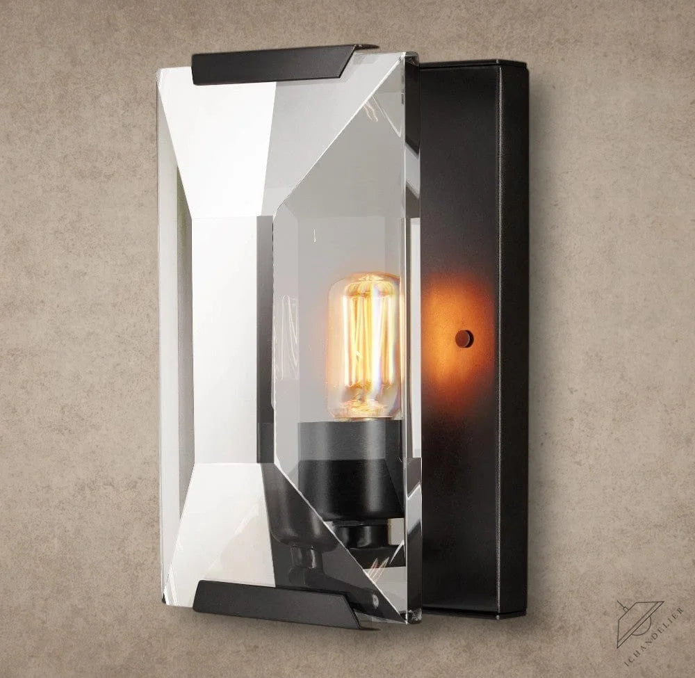 Bronze Harlow Crystal Sconce
