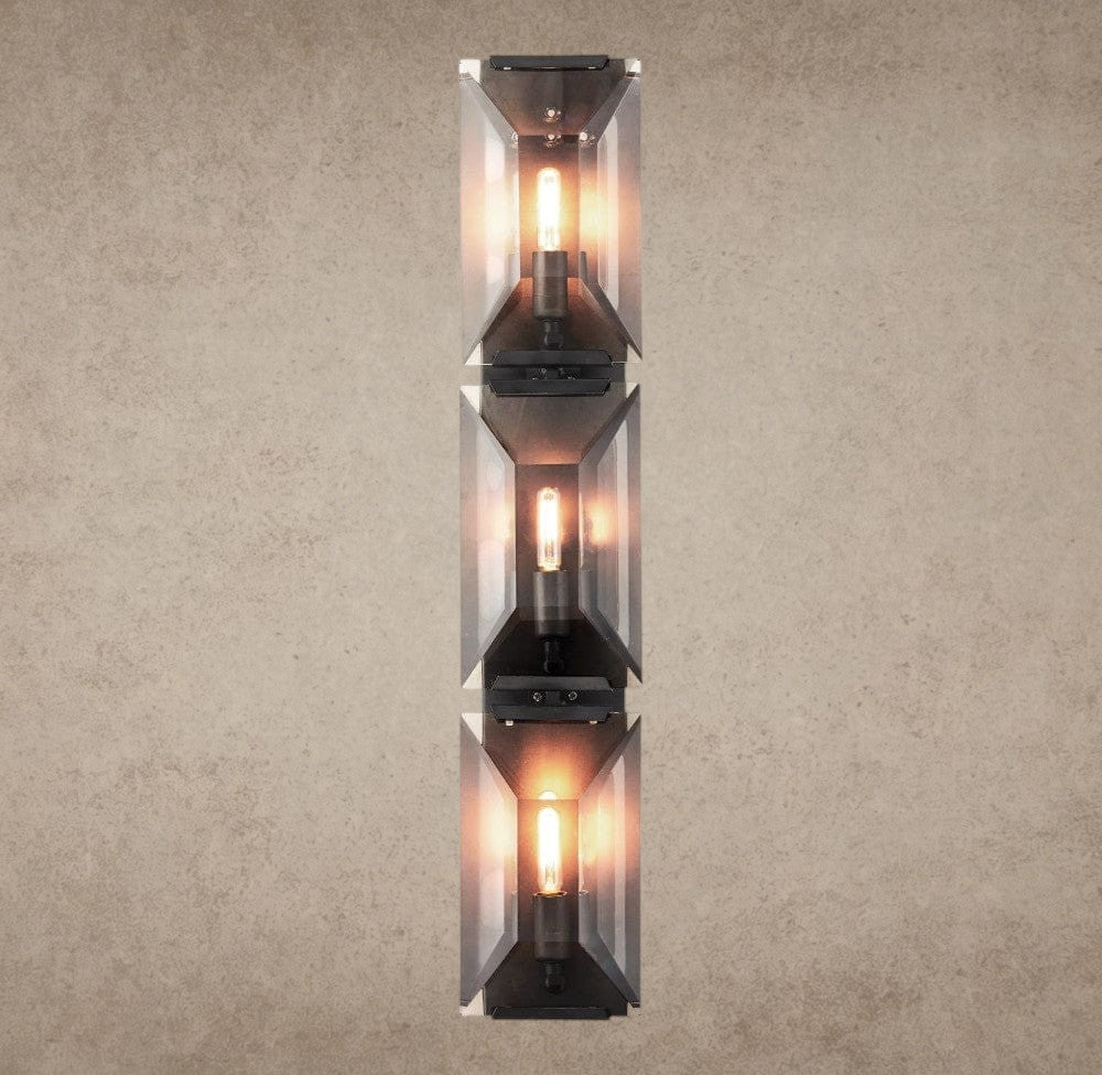 Harlow Crystal Triple Sconce