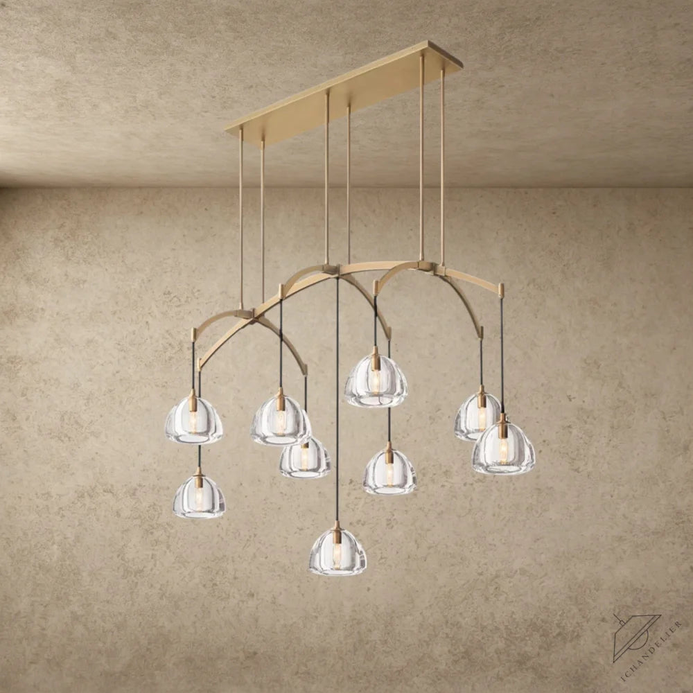 Hemisphere Linear Chandelier 54", 72"