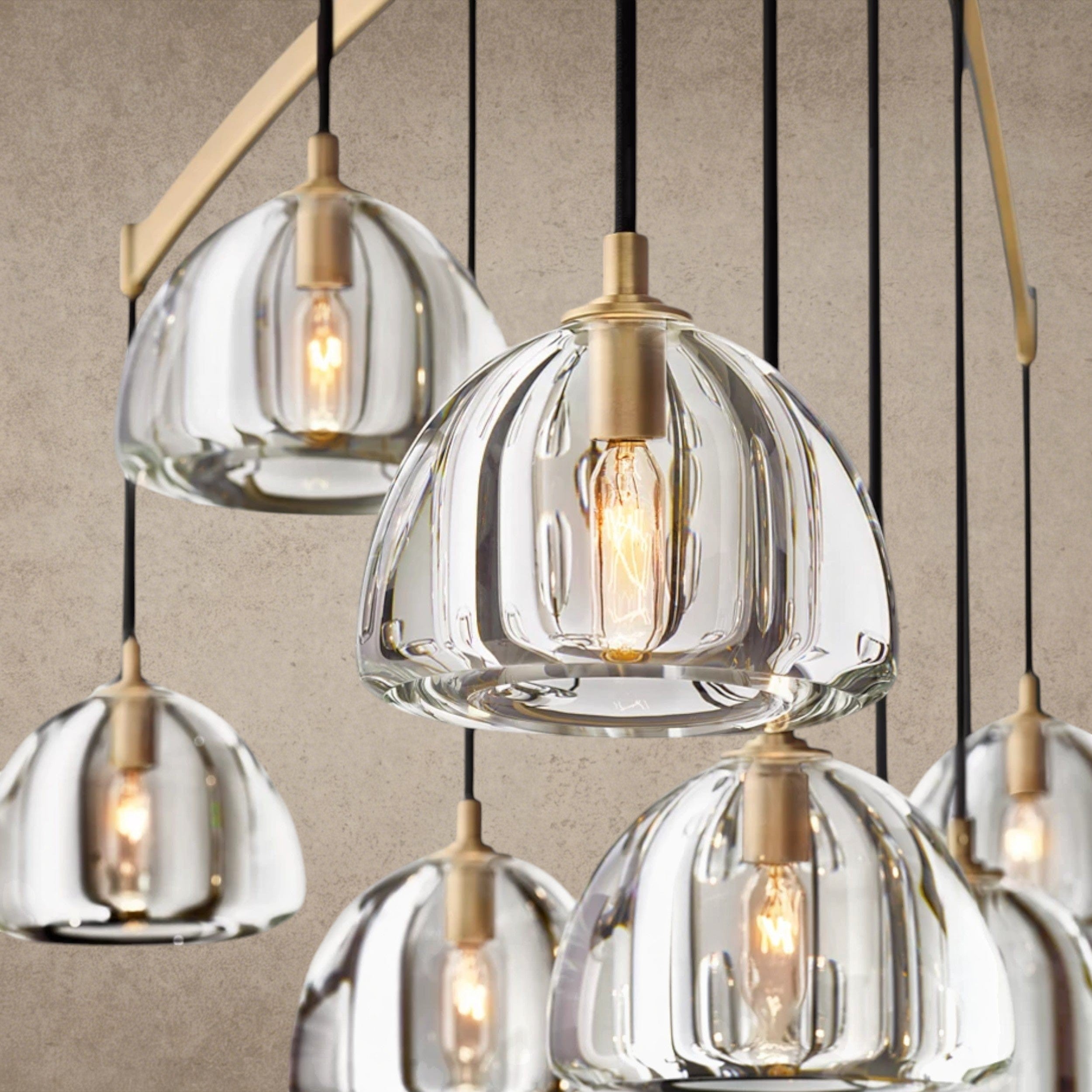 Hemisphere Round Chandelier 36", 48", 60"