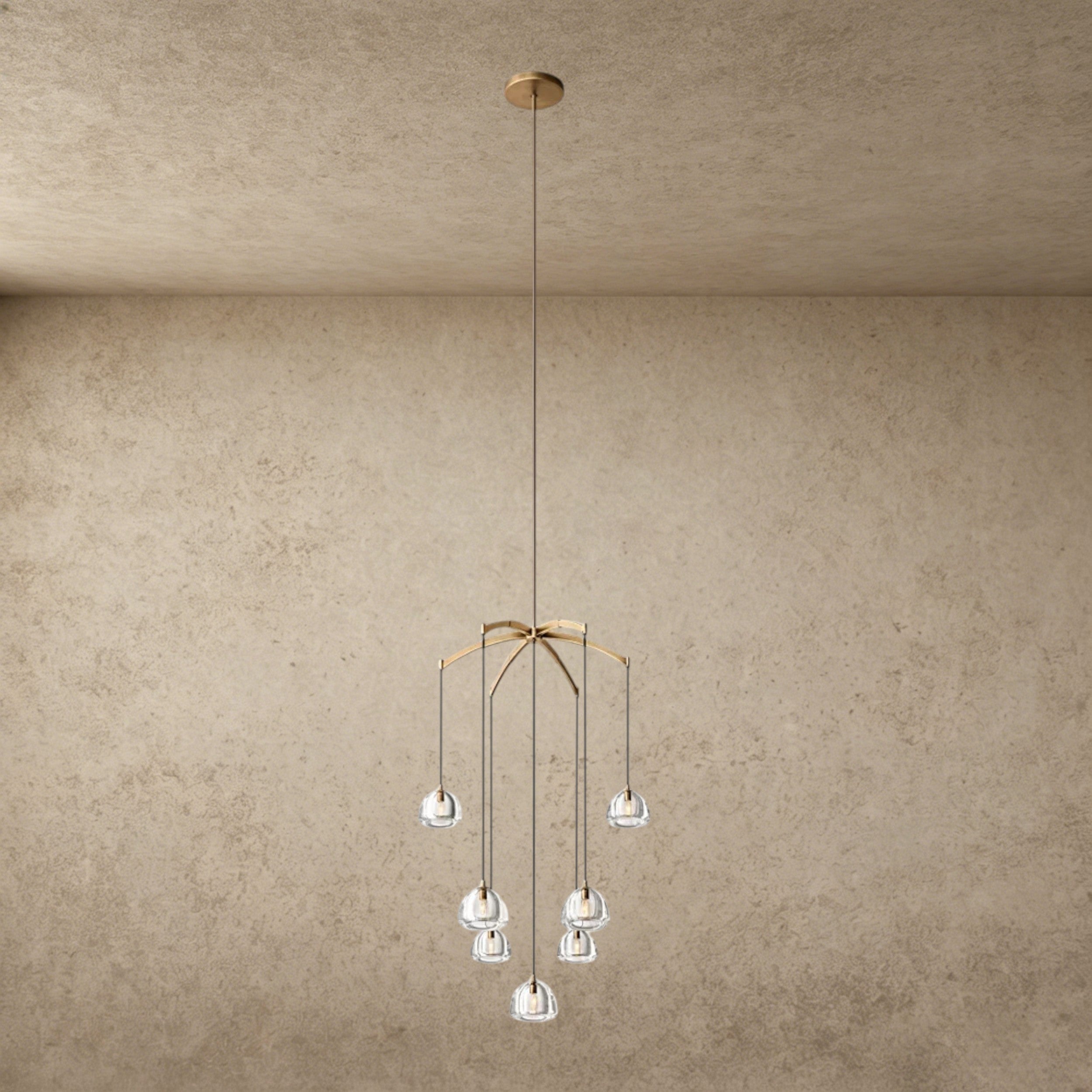 Hemisphere Round Chandelier 36", 48", 60"