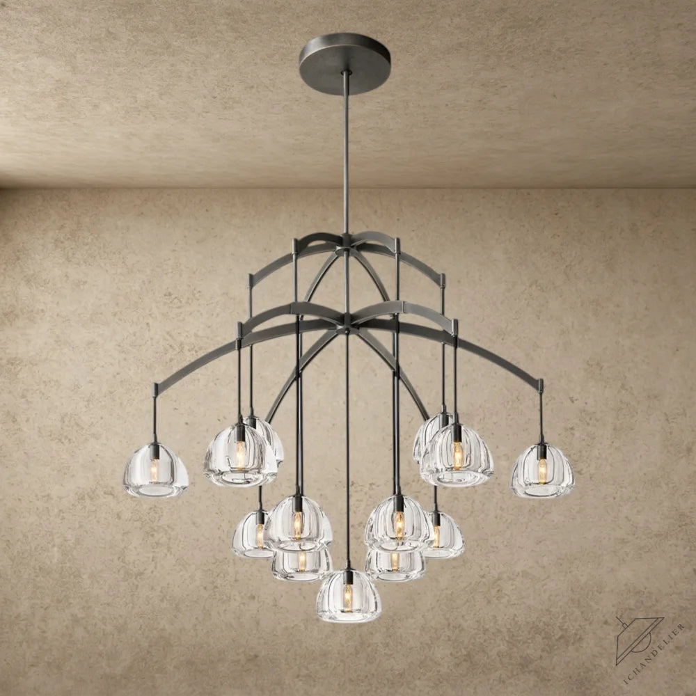 48" / Bronze Hemisphere Round Chandelier 36", 48", 60"