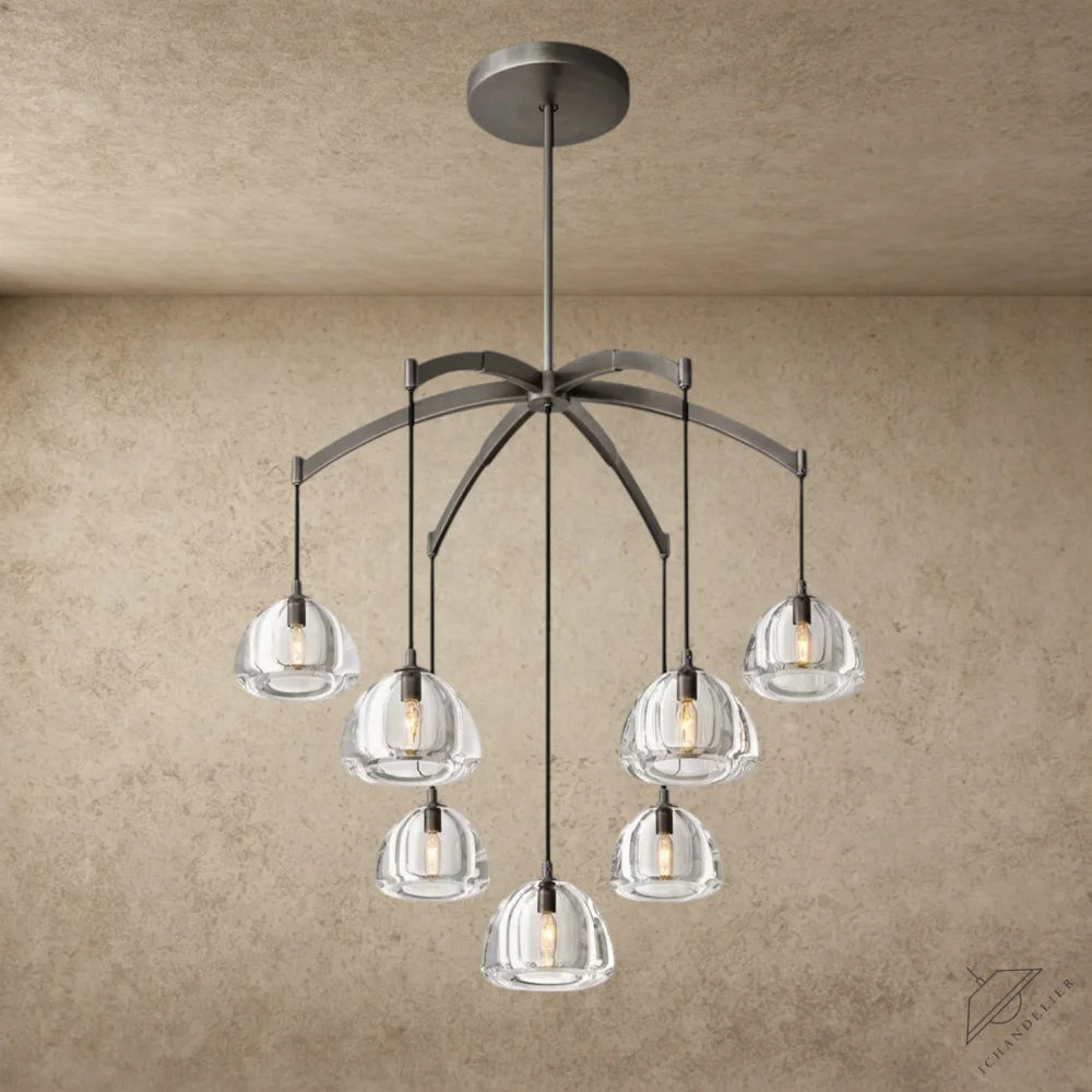 36" / Bronze Hemisphere Round Chandelier 36", 48", 60"