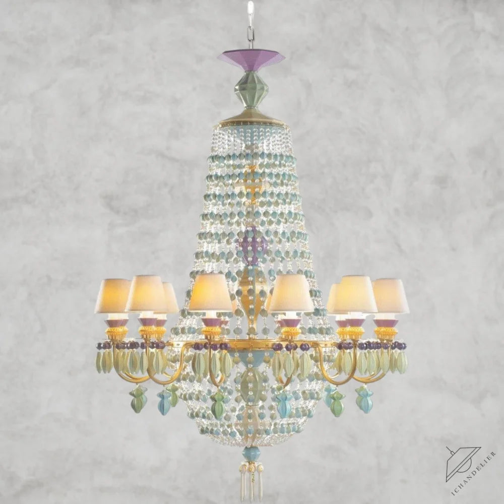 Hermitage Cote d'Azur 12-Lights Chandelier