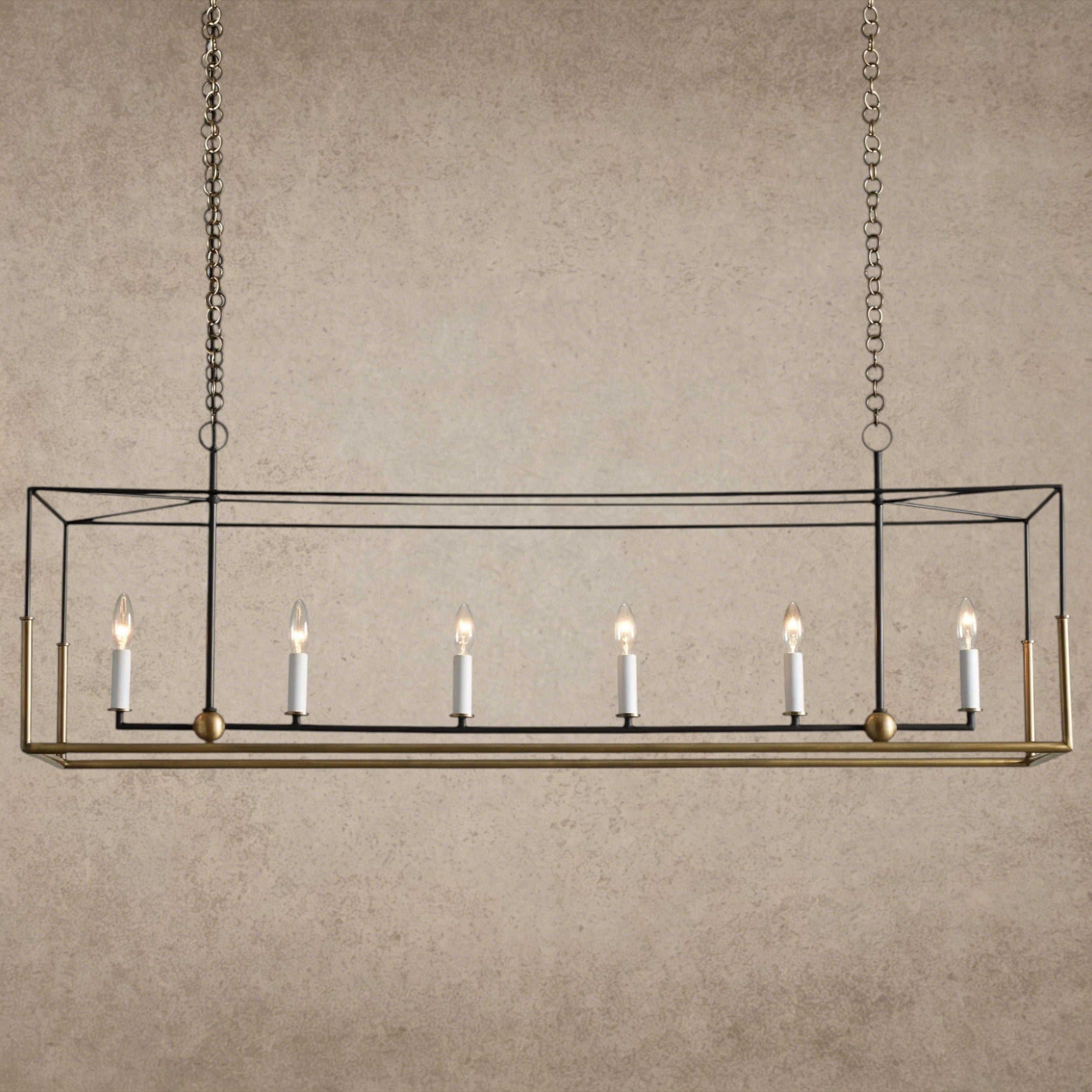 55" Holt Linear Chandelier 43", 55"