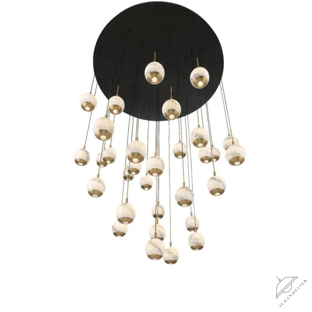 Kimma Lights Round LED Chandelier
