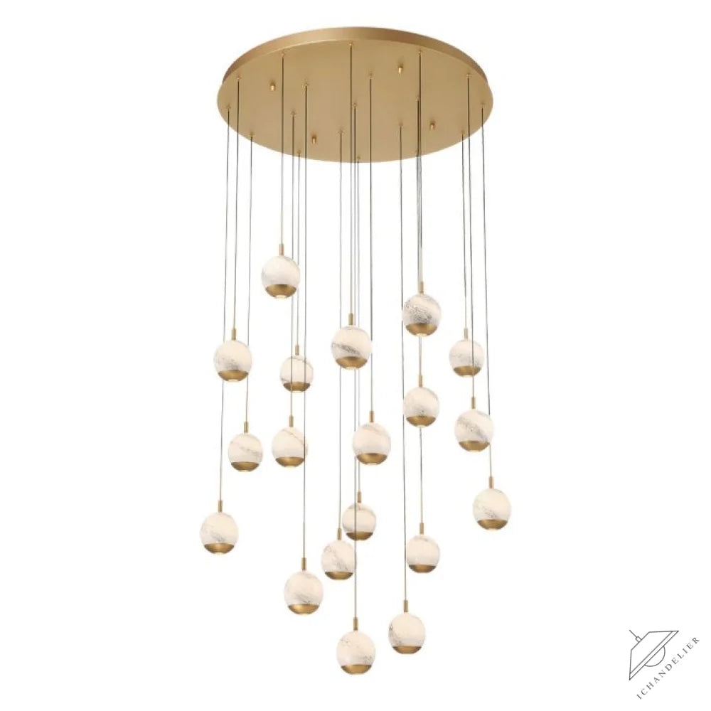 Kimma Lights Round LED Chandelier