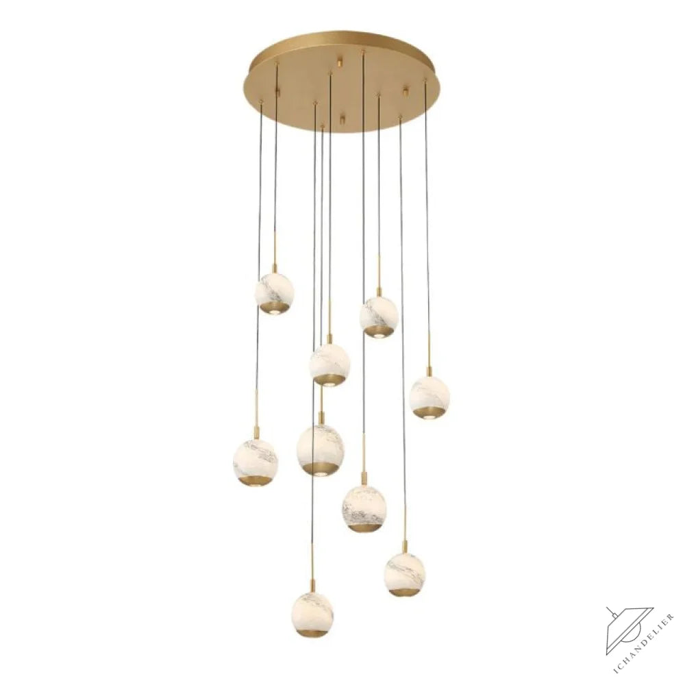 Kimma Lights Round LED Chandelier