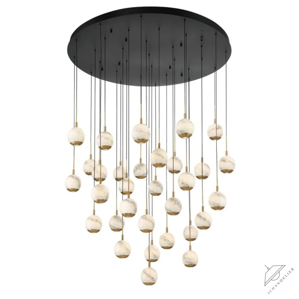 Kimma Lights Round LED Chandelier