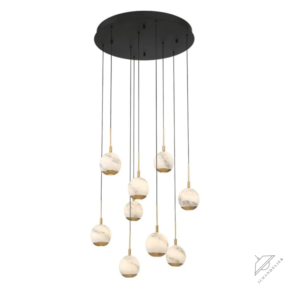 Kimma Lights Round LED Chandelier