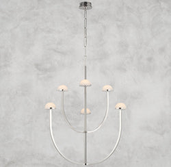 Pedra Large Two-Tier Chandelier 40", 52"