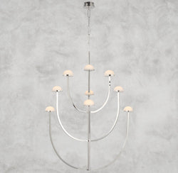 Pedra Large Two-Tier Chandelier 40", 52"