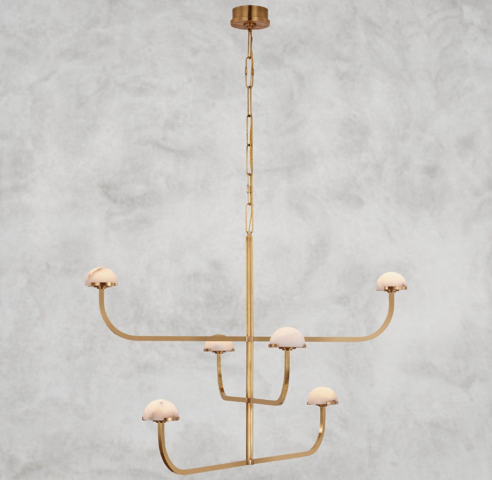 Pedra Three Tier Shallow Chandelier