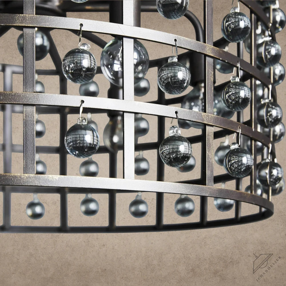 La Cage Round Chandelier 6", 8", 12"