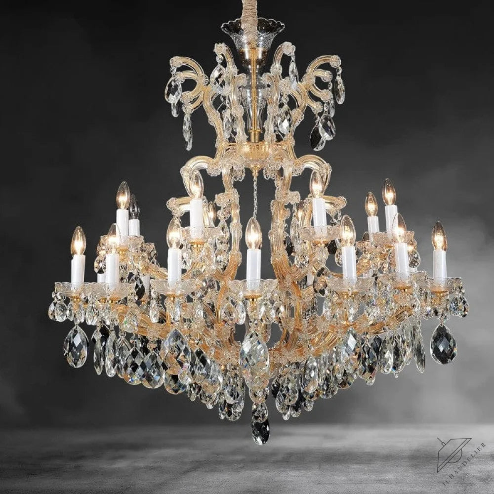 Gold La Scala 25-Lights Chandelier