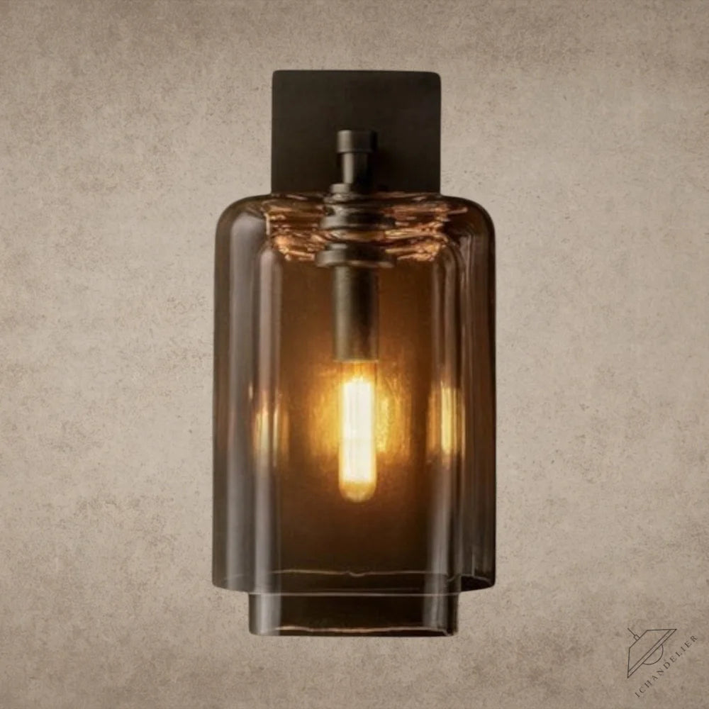 Lacour Amber Glass Sconce