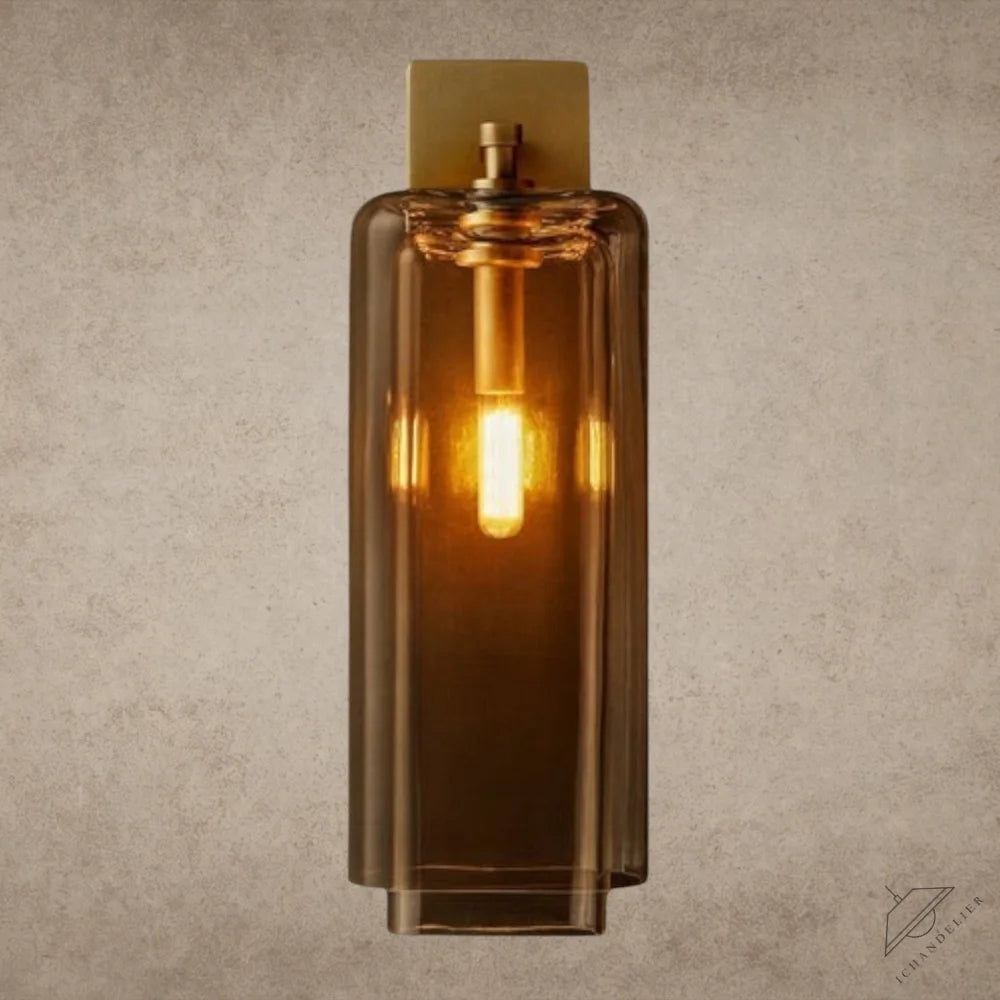 Lacour Amber Glass Sconce