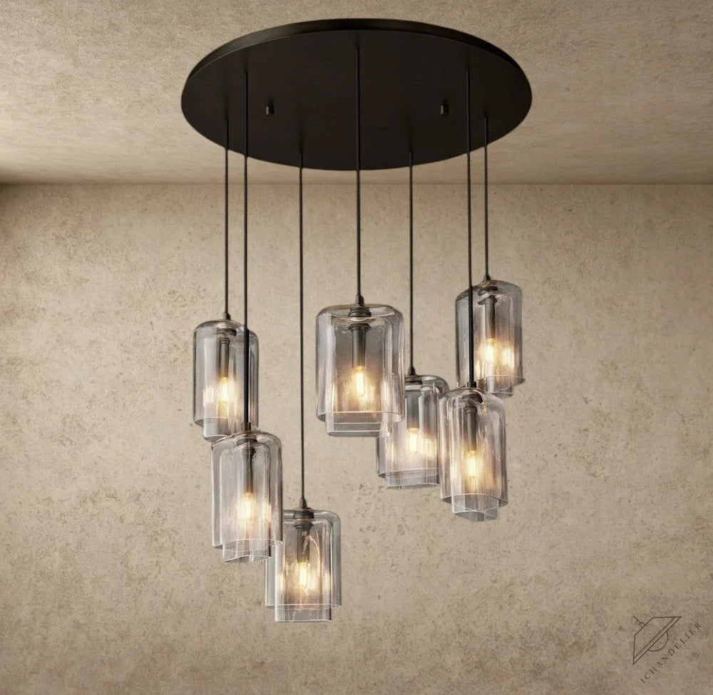 Lacour Clear Glass Cluster Chandelier