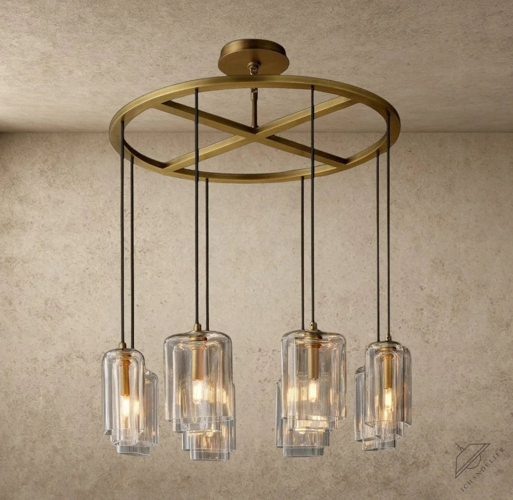 Lacour Clear Glass Round Chandelier