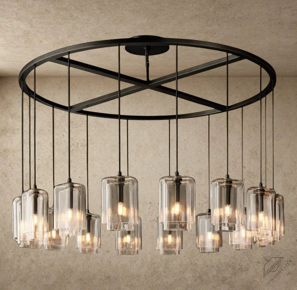 Lacour Clear Glass Round Chandelier