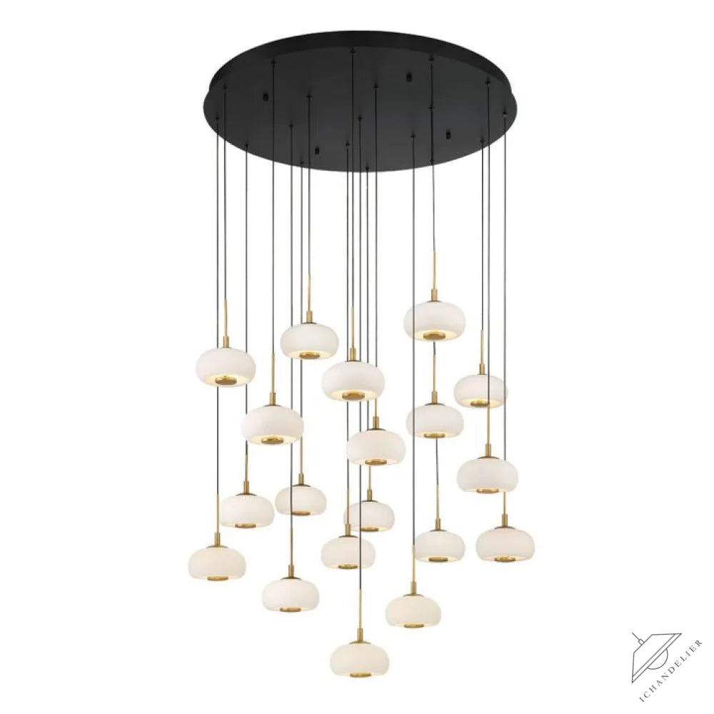 Lanterns 19 Light Round LED Chandelier