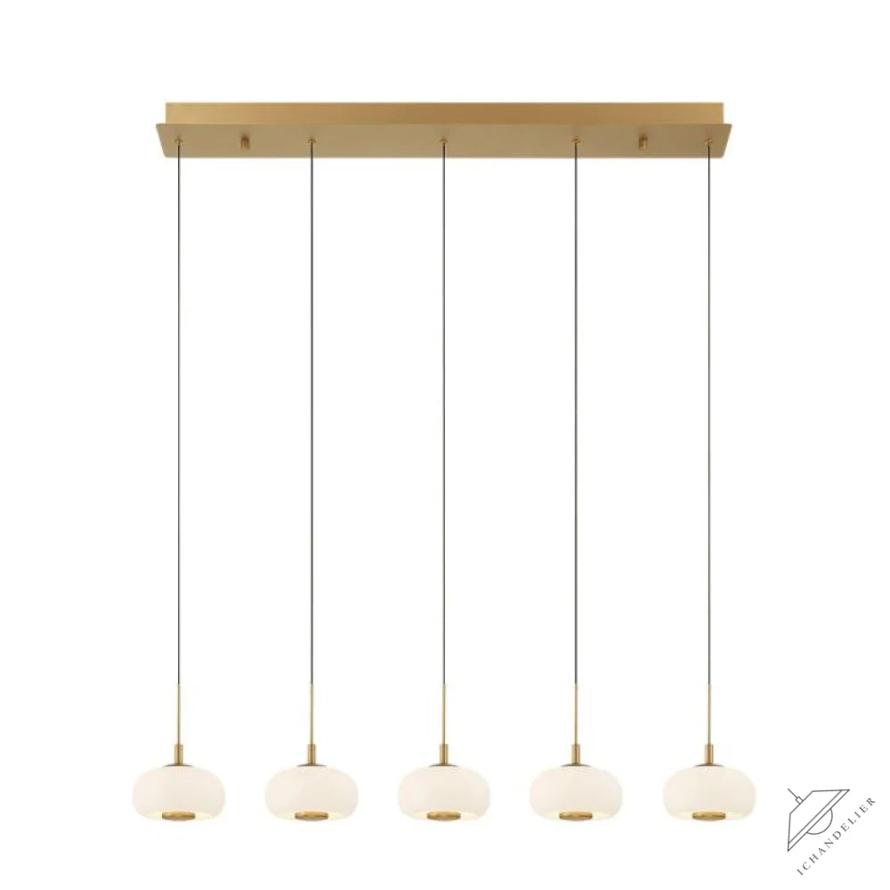 Lanterns 5 Light Linear LED Chandelier
