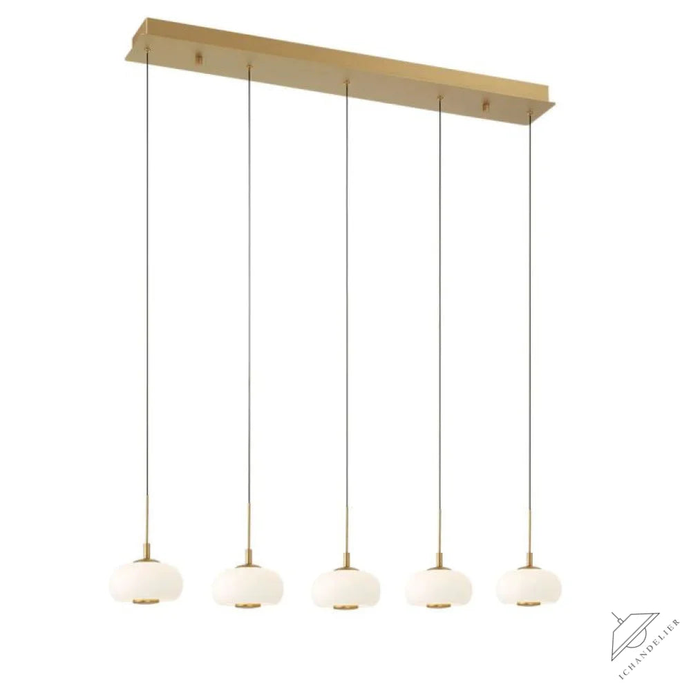 Lanterns 5 Light Linear LED Chandelier