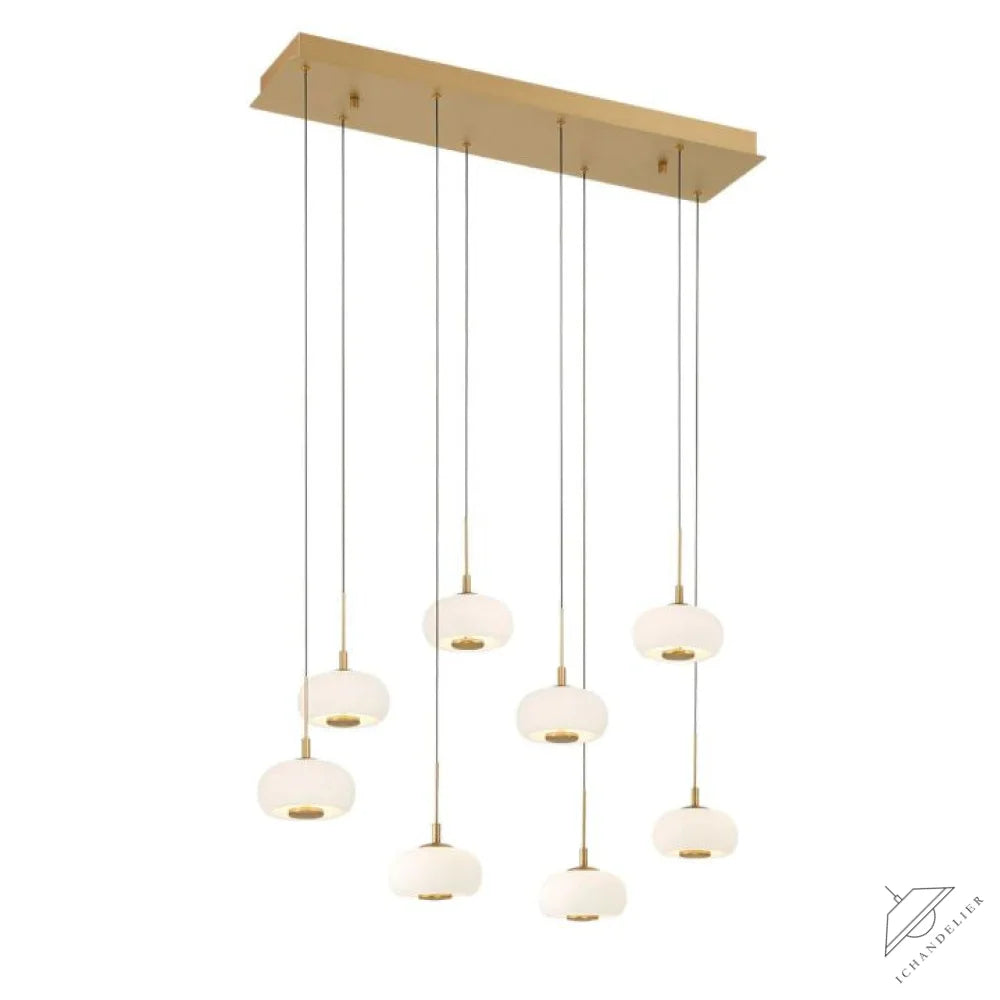 Lanterns 8 Light Rectangular LED Chandelier