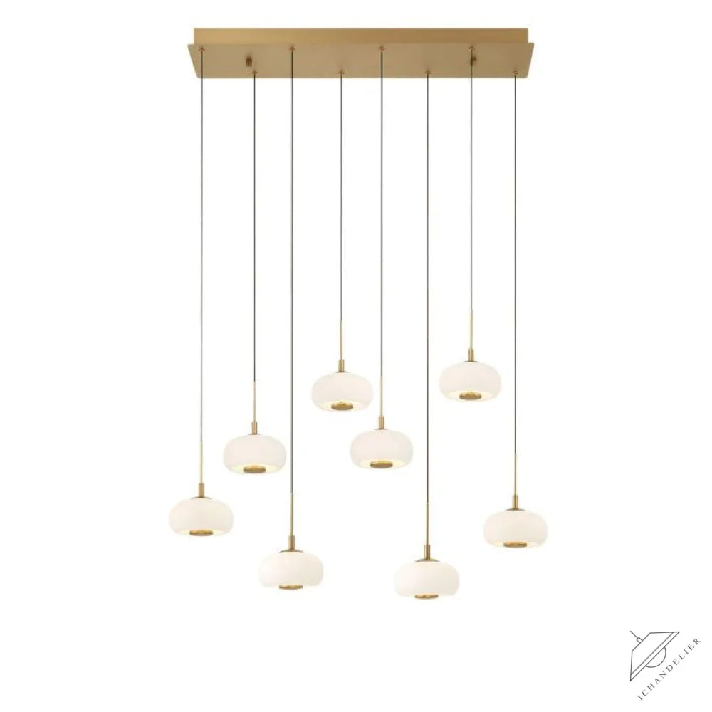 Lanterns 8 Light Rectangular LED Chandelier