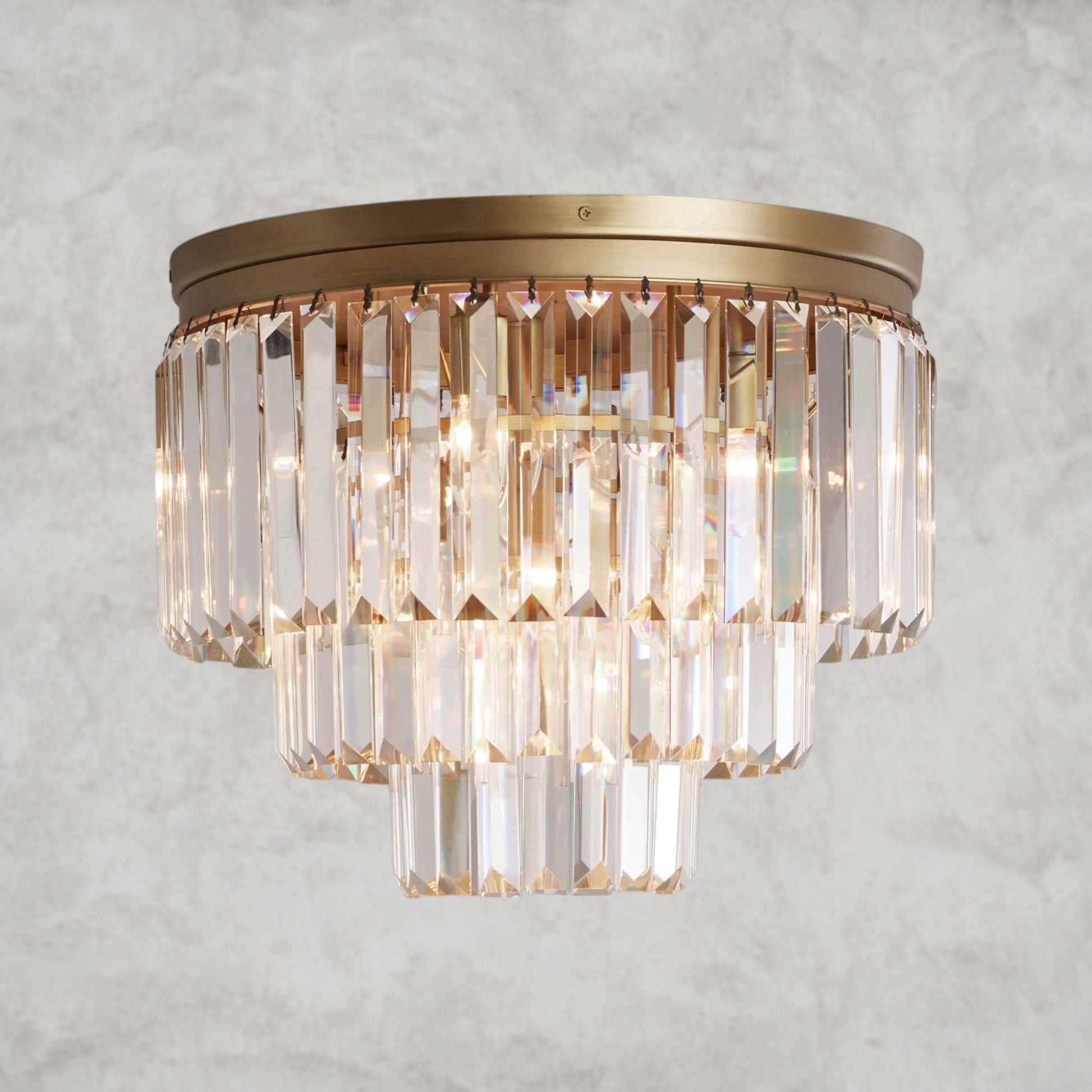 Brass Leyland Flush Mount