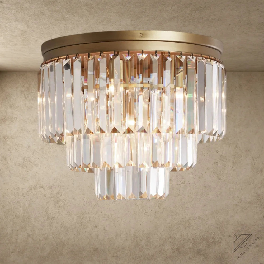 Brass Leyland Flush Mount