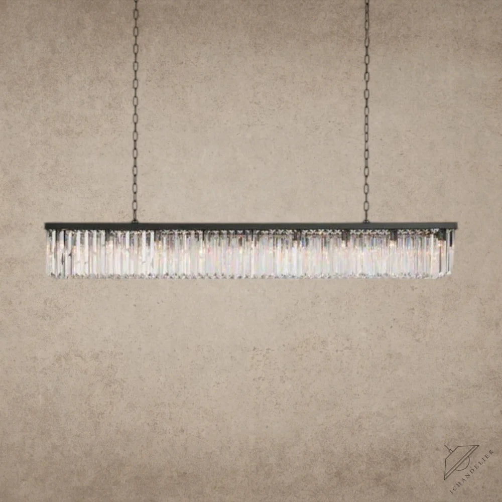 72" / Bronze Leyland Rectangular Chandelier 60", 71.5"