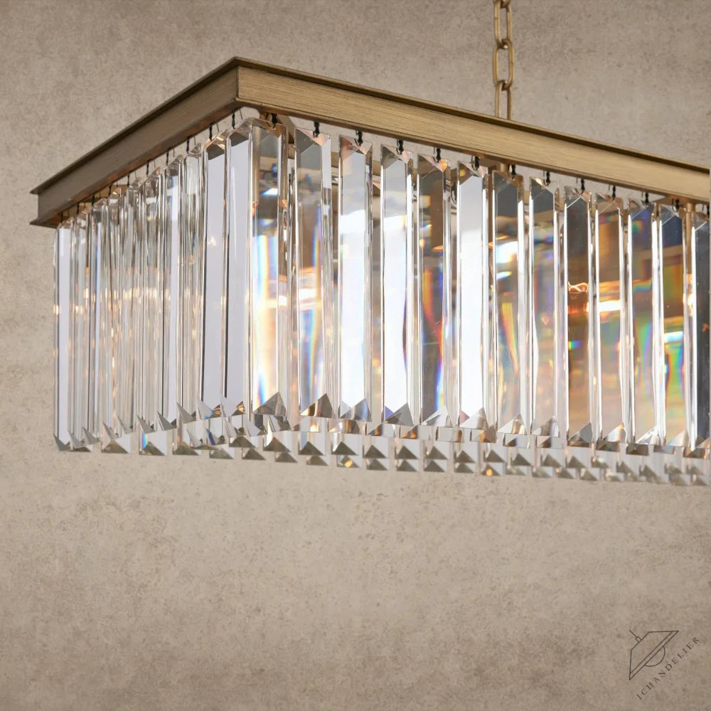 Leyland Rectangular Chandelier 60", 71.5"