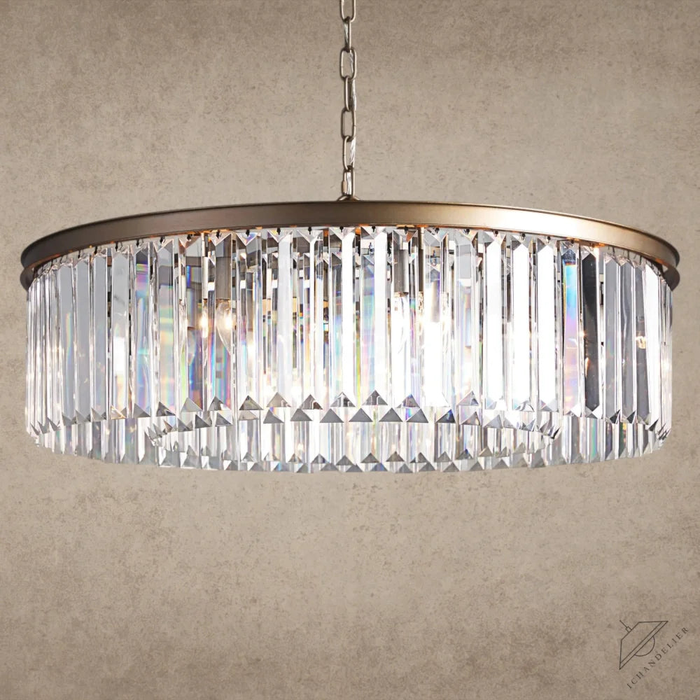Brass Leyland Round Chandelier