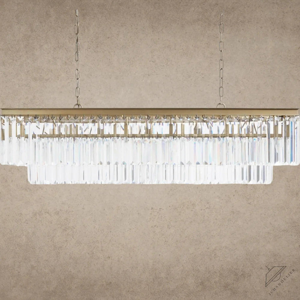 Leyland Tiered Rectangular Chandelier