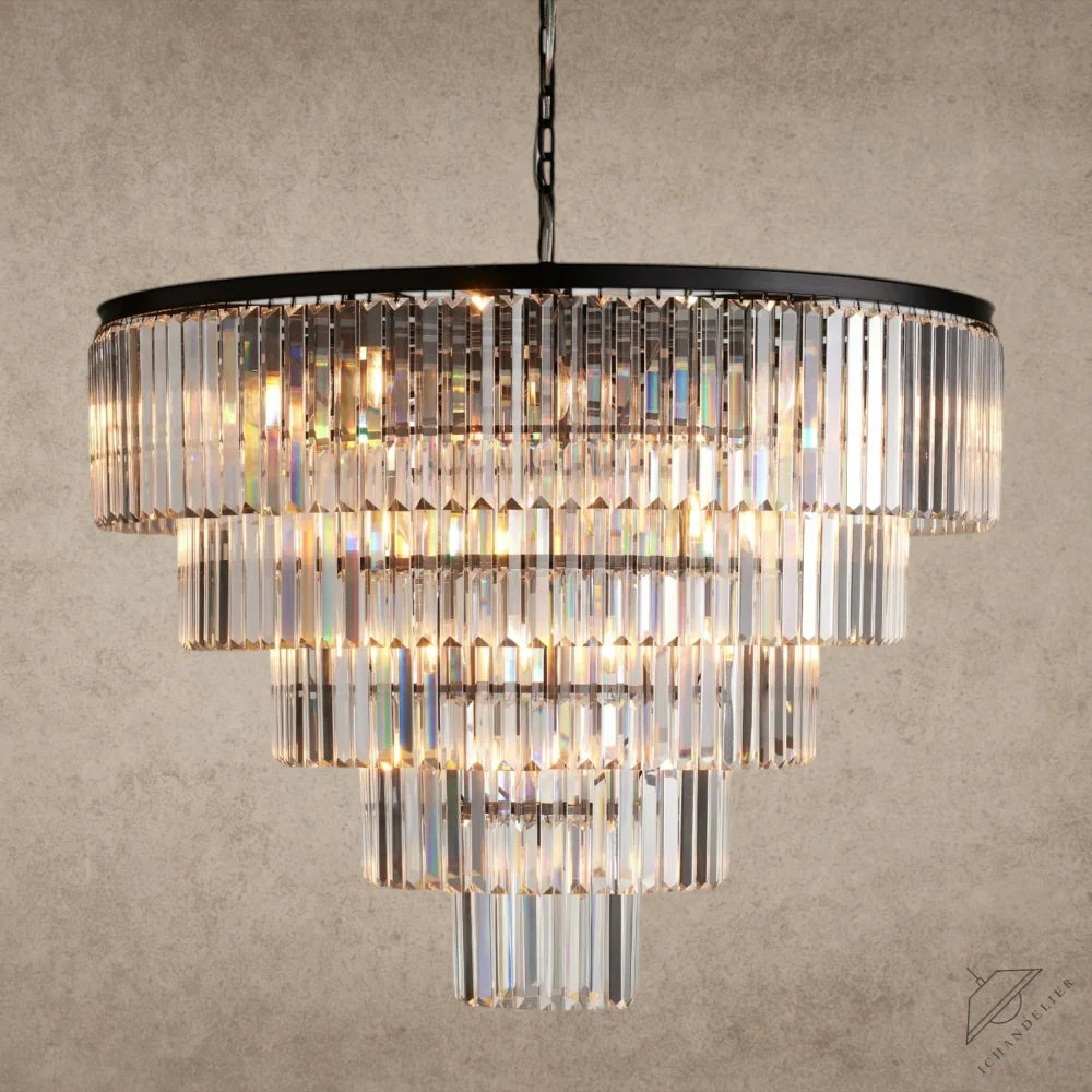 Bronze Leyland Tiered Round Chandelier
