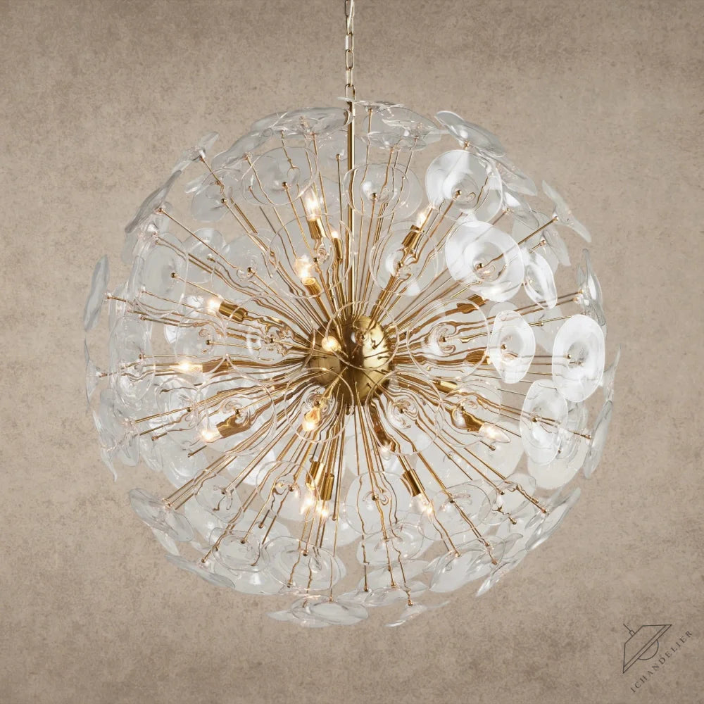 8 Light Lily Round Chandelier