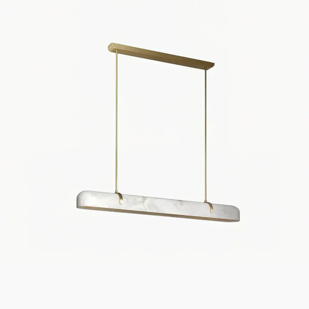 Linear Alabaster Chandelier 35.4", 59.1"