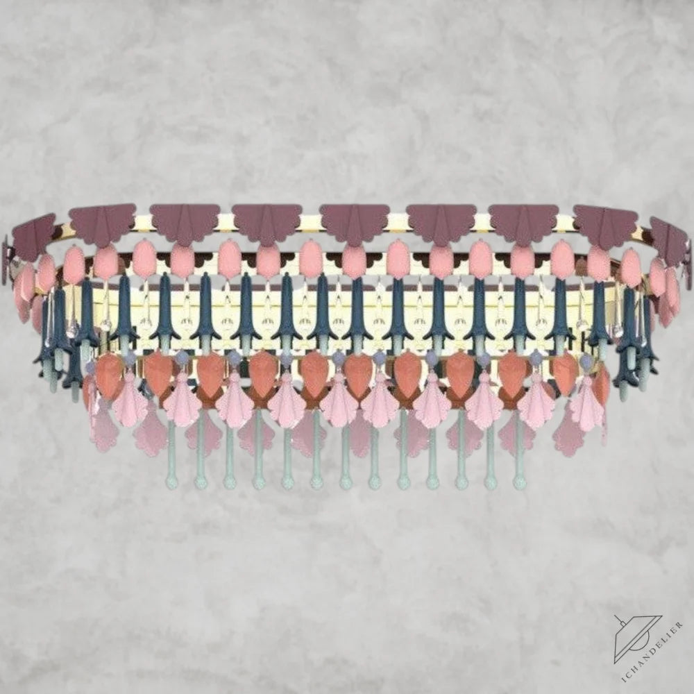 Fall Lladro Seasons Oval Chandelier