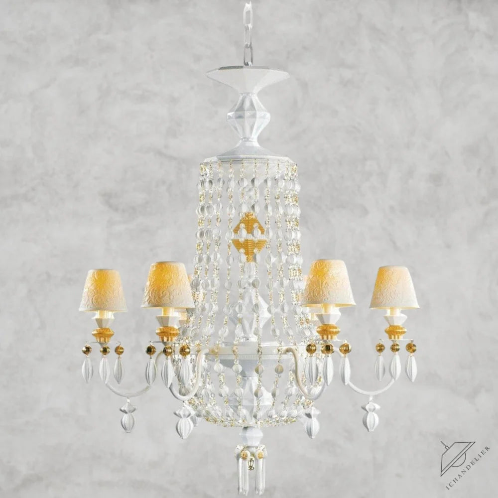 Lladro Winter Palace 6-Lights Chandelier