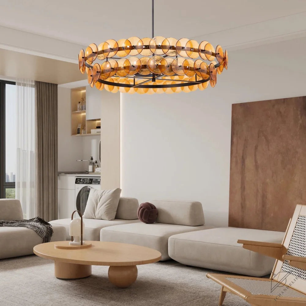 Loren Glass Chandelier
