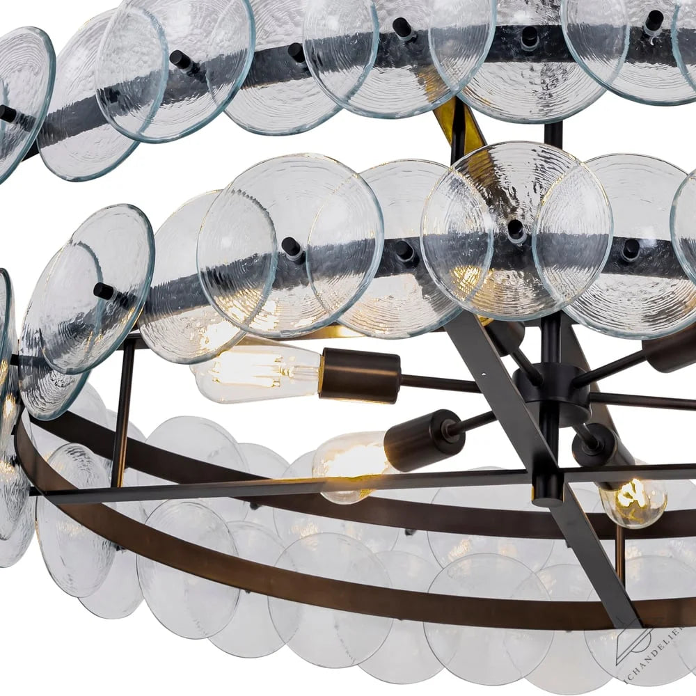 Loren Glass Chandelier