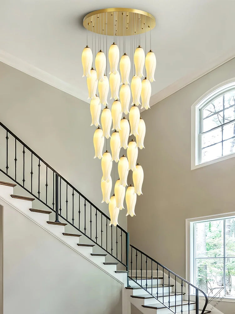 Luma Flora Stairs Chandelier