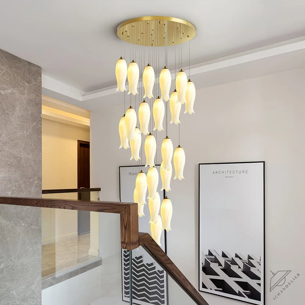 Luma Flora Stairs Chandelier