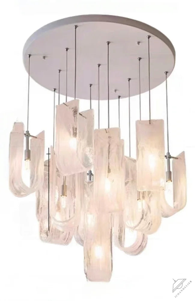 Luminous Waves Chandelier by Aurorae Lighting