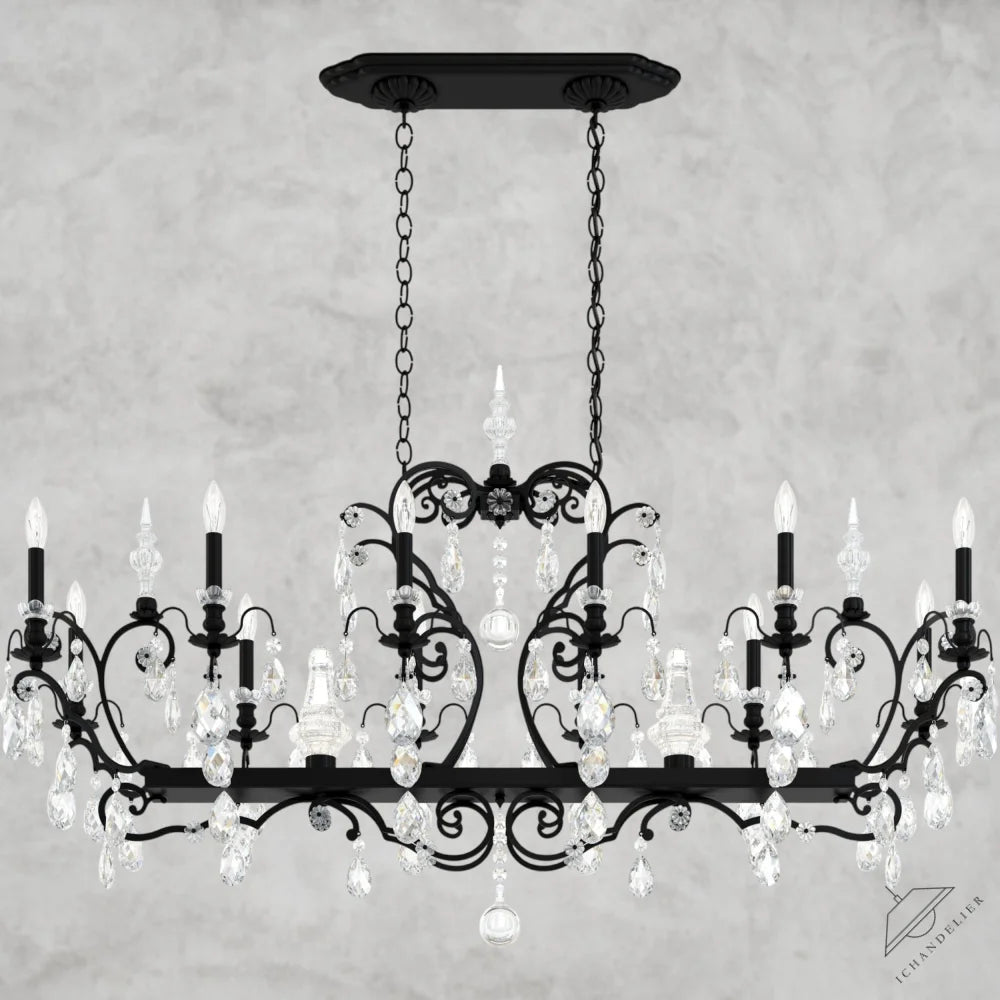 Lustre en cristal Renaissance 56"