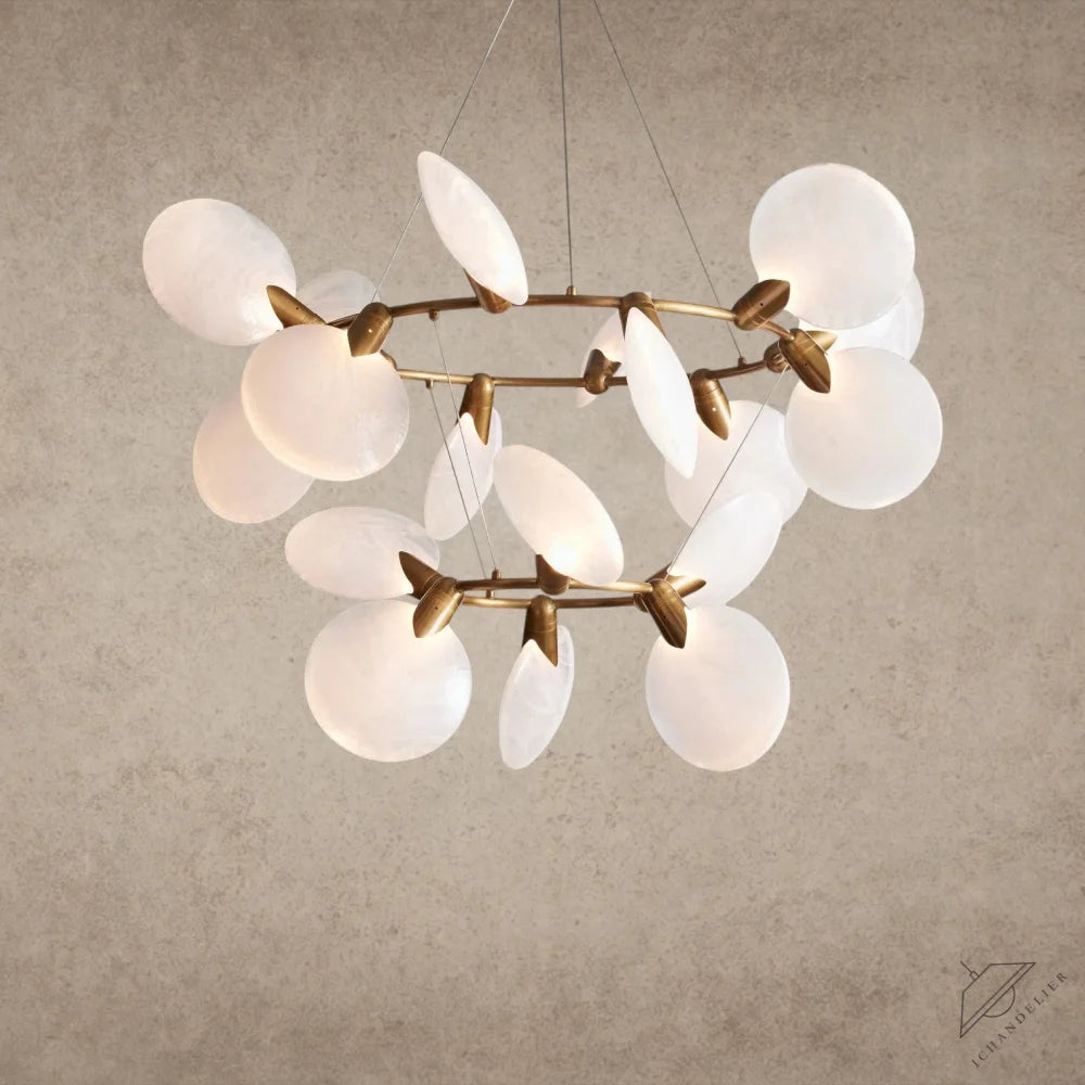 47" Lyla 2-Tier Round Chandelier