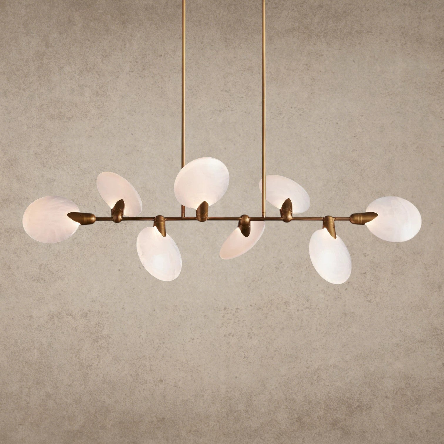 62" Lyla Linear Chandelier 62", 74"